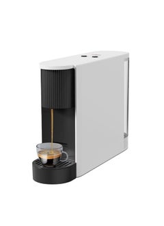 Buy Lepresso 20 Bar Coffee Machine with 600ml Water Capacity and Capsule Storage - White in UAE