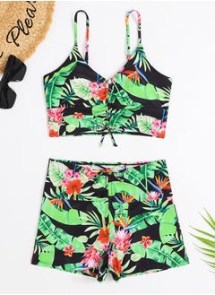 اشتري 2 Piece Boxer Swimsuit Beach Bikini في الامارات