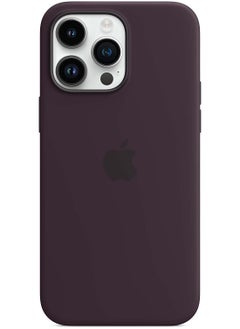 اشتري Silicon case for iPhone 14 Pro  Premium Silicone Case with MagSafe Quality case for premium phone Purple في الامارات