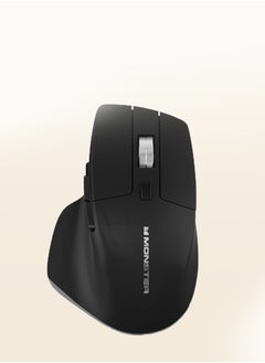 Buy Monster M1 Dual Mode Connectivity Bluetooth Mouse - Black in UAE