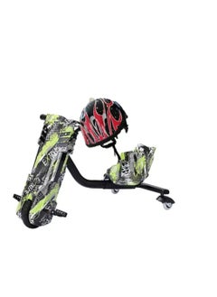 Buy 3 Wheel Drifter 36v With Helmet And Led Light 360 Degree Rotation Comfortable Seat and Bluetooth in UAE