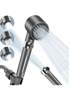 Buy Handheld Shower Head, Removable Shower Head Accessories, 3-Mode Multi-Function Massage Shower Head in UAE