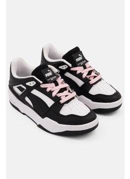 Buy Women Slip Stream Lace Up Running Shoes, White/Black in Saudi Arabia