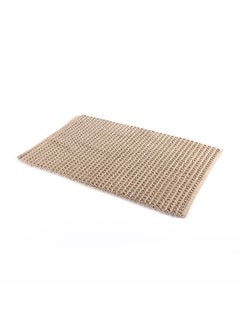 Buy Spa Waffle Reversible Bathmat, Beige – 2150 GSM, 50x80 cm in UAE