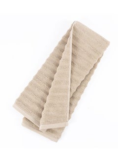 Buy Cesme Hand Towel, Beige - 600 GSM, 50x90 cm in UAE