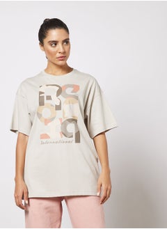 Buy Graphic Boyfriend T-Shirt in UAE