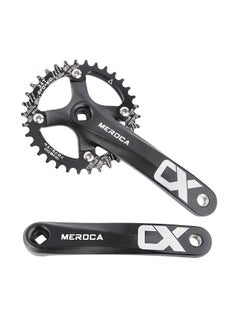 Buy Mountain Bike Right Left Square Crank Arms Single Crank Ring Set 170MM 104 BCD Aluminum Alloy in UAE