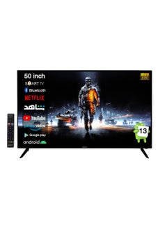 Buy Magic World 50 Inch Smart TV, Full HD, Built-in DVB-T2/S2 Receiver, Android 13, WiFi, Shahid, Miracast, Multilanguage OSD, Free Wall Mount, 1 Year Warranty in UAE