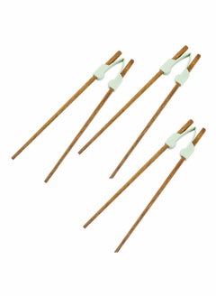 Buy 3Pcs Chopstick Helpers with 3 Pairs Non Slip Training Chopsticks in UAE