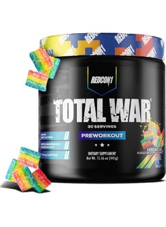 Buy Total War Pre Workout Powder Rainbow Candy 441g in UAE