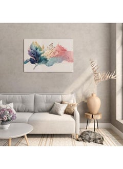 Buy Abstract Pink Flower Landscape Oil Paintings Printed Canvas wall art 60x40 in Egypt