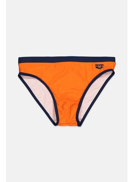 اشتري Women Brand Logo Bikini Bottom, Orange and Navy في السعودية