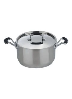 Buy Steel Pot with a Silicone Handle 18 cm in Saudi Arabia