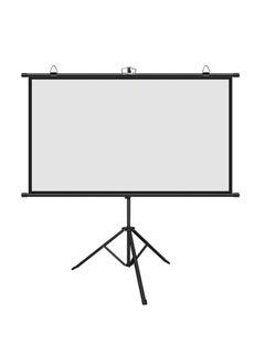 Buy 72 inch 16:9 Portable Projector Screen With Tripod Stand HSZJMB-72 Black in UAE