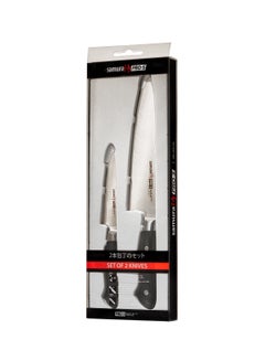 Buy Samura Pro-S Set Of 2 Kitchen  Knives: Utility Knife Chef'S Knife in UAE