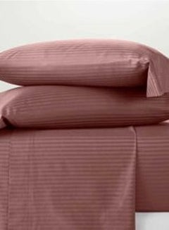 Buy Dim Berry Large Full Cotton Sheet Set 6 Pieces 400 Stitches in Saudi Arabia