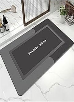 Buy 50 x 80 Super Absorbent Floor Mat, Dirt-Repellent Floor Mat for Bathroom, Non-Slip Kitchen Rug, Bath Mat, Non-Slip Washable, Microfibre Bath Mat, Bathroom Mat, Home Bath Mat, Absorbent Floor Mat in Egypt