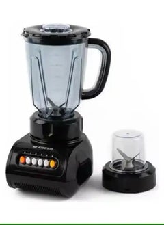 Buy Fresh Shabah blender, 1.5 liters, equipped with 1 grinder, black in Egypt