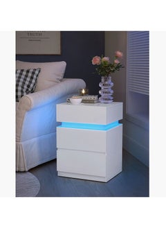 اشتري Einstein 3-Drawer Smart Nightstand 41x28x52.5 cm في السعودية