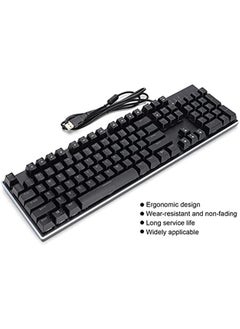 Buy Usb Wired Keyboard 104 Keys Backlight Effects Gaming Keyboard With Rgb Colorful Light Strips Computer Accessories For Win 2000 Xp 7 8 10 in Saudi Arabia