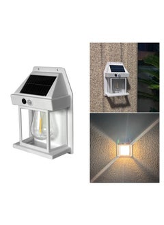 Buy Retro Solar Wall Lamp Fence Lamp Motion Sensor Tungsten Filament Courtyard Lamp in Saudi Arabia