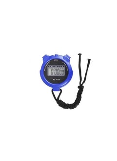 Buy SPORTQ Sports Stopwatch and Timer, Multi-Functional Sports Digital Stopwatch with Large Display with Date, Time and Alarm, Shockproof and Waterproof Watch for Swimming, Running, Sports Training (Blue) in Egypt