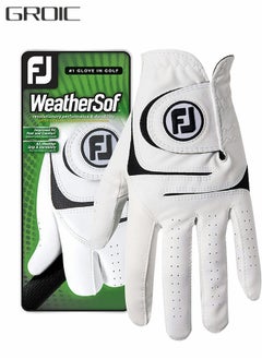 Buy Golf Gloves for Men’s Right Hand,Breathable, Long Lasting Golf Glove，Slip Palm Pu Premium Leather Soft Durable Comfortable Glove,Outdoor Sports Gloves in UAE