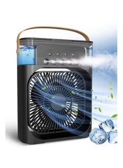 Buy Multi- function five- hole fan,USB Personal Evaporative Air Cooler,Mini Humidifier Misting Fan with LED Light,3 Wind Speeds and 5 Spray Modes For Home Appliances in Saudi Arabia