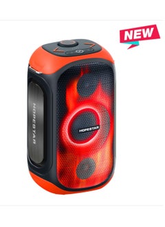 اشتري 80W Wireless DJ Bass Boombox with Mic | Outdoor Waterproof Speaker, 3D Surround Sound, TWS Connectivity, RGB Light, Karaoke System & Dual Dynamic Bass for Powerful Party Music في الامارات