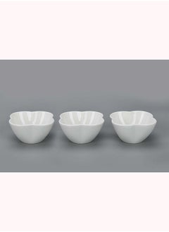 اشتري Osrin S/3 Chip & Dip Set 9x9x4.7cm -white في الامارات