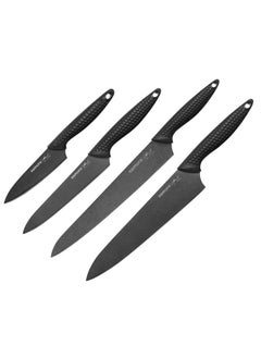 اشتري Samura Golf Stonewash Set Of 4 Kitchen Knives: Paring Knife Utility Knife Slicing Knife Chef'S Knife. في الامارات