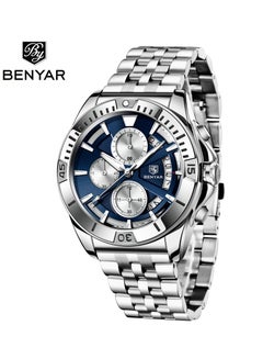 Buy Watches for Men Luxury Men's Watches Stainless Steel Quartz Water Resistant Watches in UAE