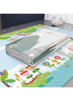 اشتري Baby Play Mat, 200 * 180 * 1CM Waterproof Non-Slip Large Reversible Playmat Crawling Mat, Extra Thick Soft Baby Playmats for Playing or Camping Mat Bedroom Living Room Plush Carpet Area (A) في السعودية