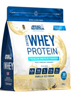 Buy Critical Whey Advanced Protein Blend, Vanilla Ice Cream, 900 Gm -30 Servings in UAE