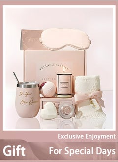 اشتري Birthday Gifts for Women, Care Package for Women, Get Well Soon Gifts for Women Get Well Gifts Baskets Feel Better Soon Gifts Relaxation Bath Gifts Set Pamper Box for Women, Mom في الامارات