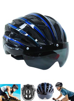 Buy Bicycle Helmet with Detachable Goggles, Adult Cycling Helmet, Kids Scooter Helmet, Adjustable Size, Lightweight and Breathable, Mountain and Road Bike Helmets For Adults and Teens, Cycle Helmet in Saudi Arabia
