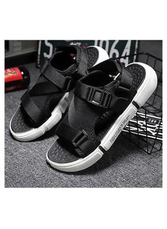 اشتري Fashion Sandals Arch Support Slides Flat Sandals Mesh Breathable Beach Sandals Non-Slip Slip on Shoes(Size 45) في الامارات