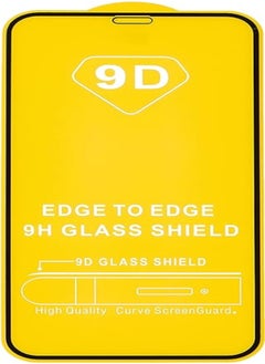 Buy 5D Tampered Glass Screen Protector For iPhone X Black in Egypt