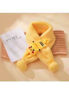 Buy Kids Cartoon Dragon Plush Scarf Winter WarmPickup yellow Pickup yellow in UAE