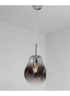 Buy Single black glass chandelier, pear shape, from Eucandle in Saudi Arabia