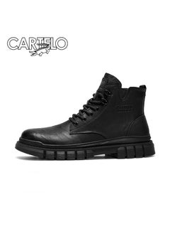 اشتري New CARTELO Fashion High Top Outdoor Work Boots في السعودية