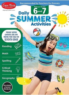 Buy Daily Summer Activities Between 6Th Grade And 7Th Grade Grade 6 7 Workbook Moving From 6Th Grad by Evan-Moor Corporation Paperback in UAE