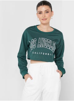 Buy Cropped Sweatshirt in UAE