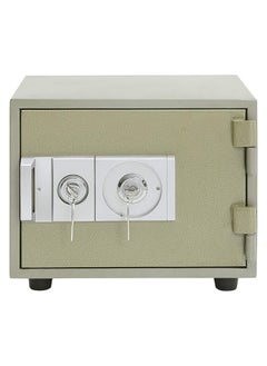 Buy Galaxy Design Safe Locker Stainless Steel & 2 Keys 1 Tray Safe Green Colour Size (L x W x H) 42 x 35 x 34 cm Model - GDF-50Kg. in UAE