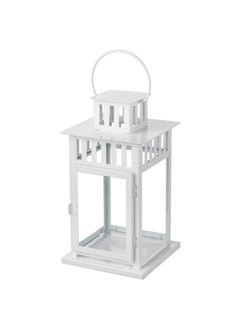 Buy Lantern For Block Candle In Outdoor White 28 Cm in Saudi Arabia