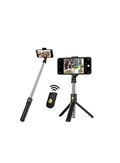 Buy Wireless Multi Purpose Flexible Tripod Selfie Stick with Remote in UAE