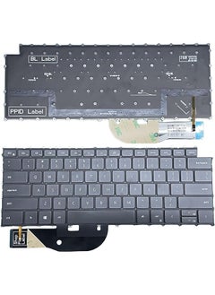 Buy ® New Laptop With Built In Keyboard And Screwdriver Us Layout For Dell Xps 15 9500 17 9700 Precision 5550 5750 With Backlight Frameless Black in Saudi Arabia