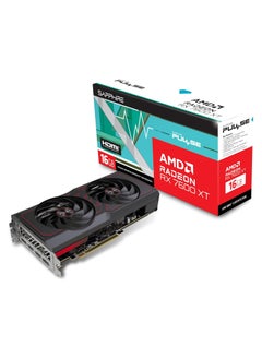 Buy 11339-04-20G Pulse AMD Radeon RX 7600 XT Gaming Graphics Card with 16GB GDDR6, AMD RDNA 3 in UAE