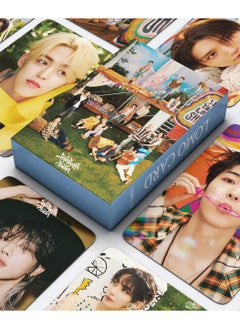 Buy 55 Pcs Kpop SEVENTEEN New 11th Mini Album (SEVENTEENTH HEAVEN) Lomo Cards Seventeen Card Postcard Photocards with Greeting Card For Fans Collection Gifts in Saudi Arabia