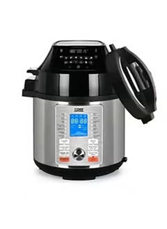 Buy Electric Pressure Cooker 6 Liters, 1000 Watts, Granite, Wifi, Mandi Attachment | XP PC1006 in Saudi Arabia